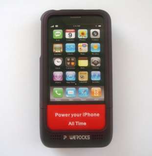 External Rechargeable Battery Case iphone 3G/3GS Purple  
