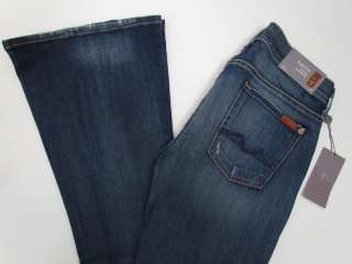 NEW 7 Seven For All Mankind KAYLIE BOOTCUT Jean Woman SZ 28 DESTROYED 