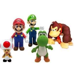  Super Mario Brothers 5 Vinyl Figures 