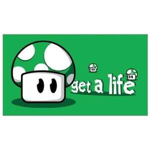  Magnet GET A LIFE (Mario Brothers 1UP Mushroom) 