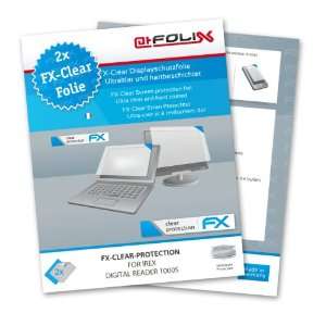  2 x atFoliX FX Clear Invisible screen protector for IRex 