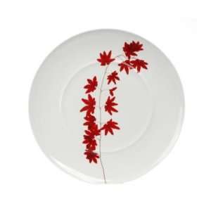  Mikasa Pure Red 15 Round Platter (Leaf)