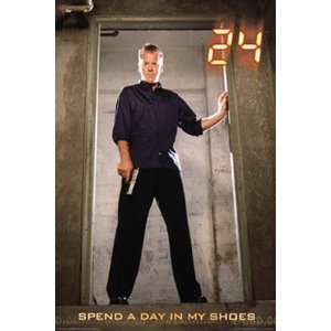  24 JACK BAUER DAY IN MY SHOES 24X36 WALL POSTER 24391 