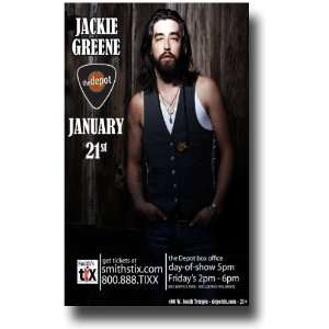  Jackie Greene Poster   Concert Flyer   SLC   12 X 18