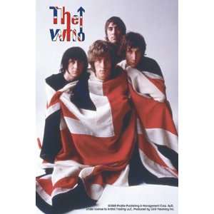  THE WHO BAND IN UNION JACK STICKER: Home & Kitchen