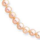 9mm Cultured Freshwater Pearl 14K Gold Necklace NEW  