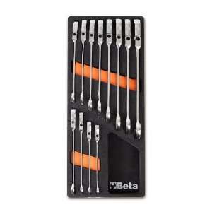 Beta 2424 M46 12 Piece Combination Wrench Assortment in tray:  