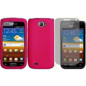   Jelly Skin Case Cover+LCD Screen Protector for Samsung Exhibit 2 II
