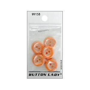  JHB Button Lady Buttons Peach 5/8 6 pc (6 Pack) Pet 
