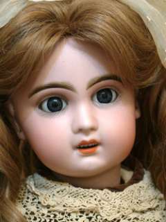 24 JUMEAU BEBE ANTIQUE FRENCH DOLL WITH RARE SLEEP EYES GREAT 