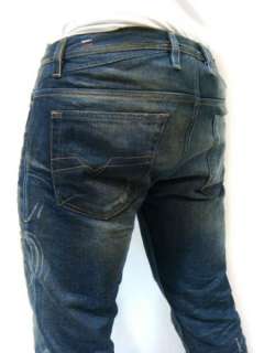   Mens Shioner 74Y Vintage Slim Skinny Destroyed Jeans MI Italy  