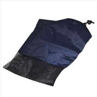 Blue 66cm x 22 cm Nylon yoga pilates mat carring bag with mesh center 