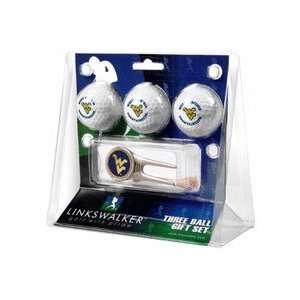  West Virginia Mountaineers 3 Golf Ball Gift Pack with Cap 