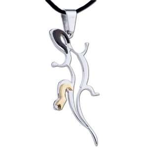  Lizard Shaped Stainless Steel Pendant Gifts For Men 
