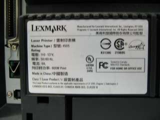 Lexmark Optra E332n Laser Printer Type 4505  