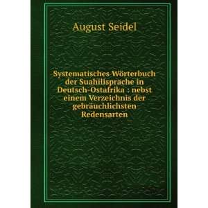  Systematisches WÃ¶rterbuch der Suahilisprache in Deutsch 