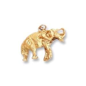  LIOR   Pendant   Elephant   24kt Gold Overlay (Gold over 