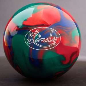  Linds Glow Laser Bowling Ball  Crimson Clover: Sports 
