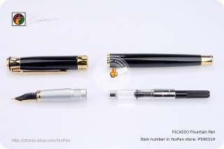   Fountain Pen    PS903 SWEEDEN FLOWER KING    Lacquered Black GT