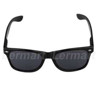 Black Lens Frame Women Mens UV400 Protection Sunglasses  