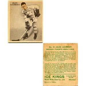  Alex Levinsky 1933 1934 Ice Kings Card (Rookie 