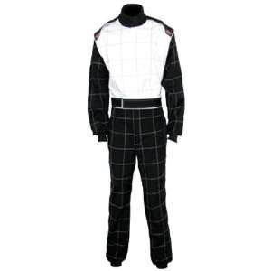   10003420 Black/White Large/X Large Level 1 Karting Suit: Automotive
