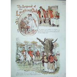   : 1884 Story Legend Laughing Oak Hunting Dogs Horses: Home & Kitchen