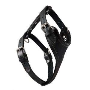  Top Dog Leather Harness 34phblks