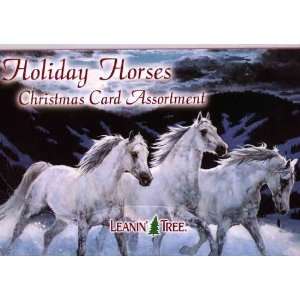  Leanin Tree AST90205 Holiday Horses Christmas Boxed Cards 