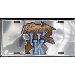  Kentucky Wildcats Chrome License Plate: Automotive