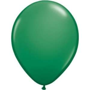  Qualatex 5 Inch Latex Balloons Standard Green (Pk 100 
