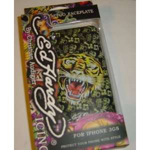 ED Hardy King Tiger Hard Back Cover Case for Apple iPhone 3G 3GS, New 