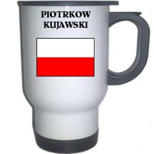  Poland   PIOTRKOW KUJAWSKI White Stainless Steel Mug 