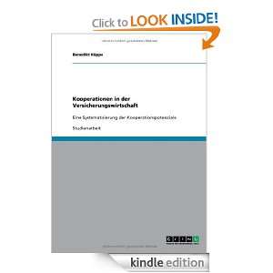 Kooperationen in der Versicherungswirtschaft (German Edition 