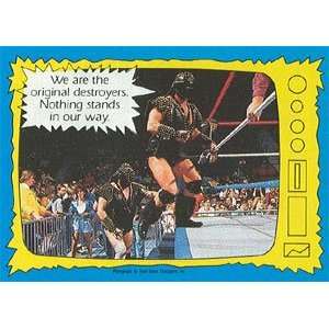  1987 WWF Topps Wrestling Stars Trading Card #71 : Demolition 