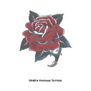  Tattoo Vintage Rose Toys & Games