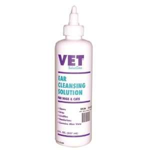   Pet Ear Cleansing Solution for Dogs and Cats   8 oz: Pet Supplies