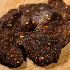 Barren Creek Beef Jerky Extreme Fire 1 Pound  Grocery 