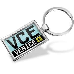   Airport code VCE / Venice country: Italy   Hand Made, Key chain ring