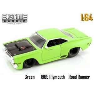  Jada Dub City Big Time Muscle Mean Green 1969 Plymouth 
