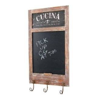  Menu Board with Hooks ~ Black Kitchen Chalkboard