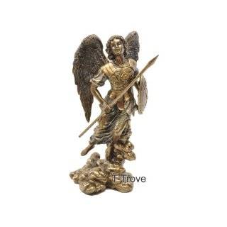 Archangel Gabriel Female Statue Battle Angel W/ Sword  