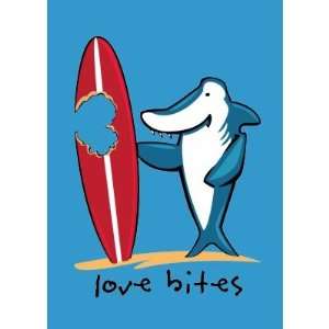  Surfing Shark Valentine Greeting Cards: Health & Personal 