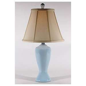   : Classic Powder Blue Ginger Jar Bedside Table Lamp: Home Improvement