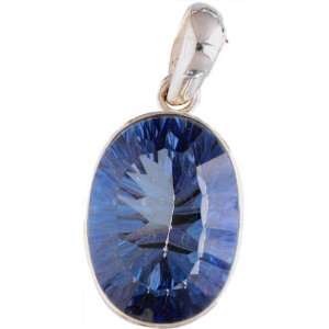  Blue Mystic Topaz Pendant   Sterling Silver Everything 