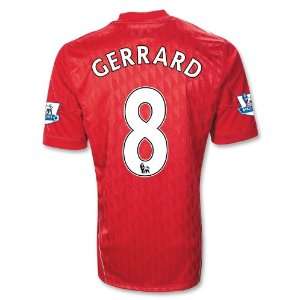  adidas Liverpool 11/12 GERRARD Home Soccer Jersey: Sports 