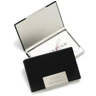  Engraved Leather Business Card Case   Personalized Jewelry 