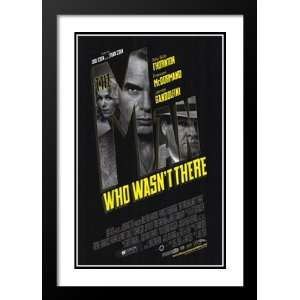  The Man Who Wasnt There 32x45 Framed and Double Matted 