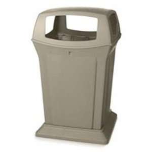RUBBERMAID COMMERCIAL PRODUCTS RANGER TWO DOOR TRASH RECEPTACLE 45 GL 