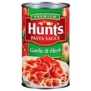 Hunts Premium Garlic & Herb Pasta Sauce 26 oz  Grocery 